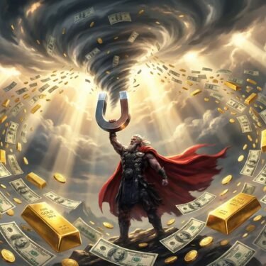 Money Magnet affirmation song cover art, Alternative Rock version