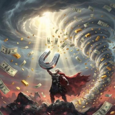 Money Magnet affirmation song cover art, Hip Hop version